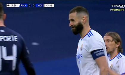 Μεγάλη χαμένη φάση από τον Μπενζεμά