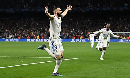 Προβάδισμα πρόκρισης με πέναλτι Μπενζεμά για τη Ρεάλ Μαδρίτης!