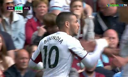 Υπέροχη ομαδική προσπάθεια της Άστον Βίλα, κατέληξε σε γκολ του Μπουεντία