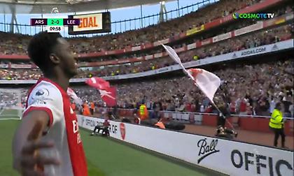 Πετυχαίνει δεύτερο γκολ μέσα 10 λεπτά η Άρσεναλ!