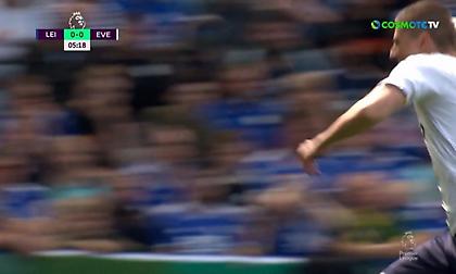 Το υπέροχο μονοκόμματο βολέ του Μικολένκο δίνει προβάδισμα στην Έβερτον κόντρα στη Λέστερ