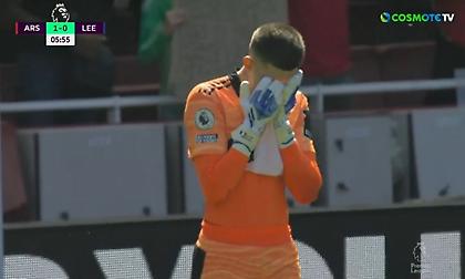 Τραγικό λάθος ο τερματοφύλακας της Λιντς, χάρισε το προβάδισμα στην Άρσεναλ