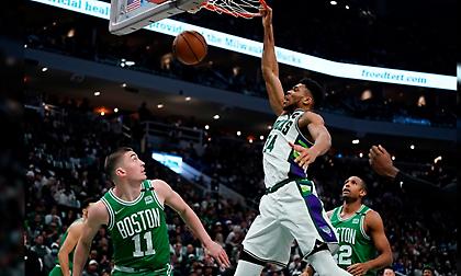 NBA Top 10: Με τέσσερις φάσεις ο Γιάννης!