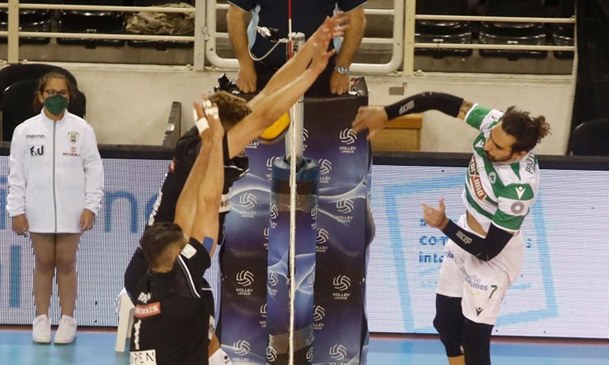 ΠΑΟΚ-Παναθηναϊκός 2-2 σετ