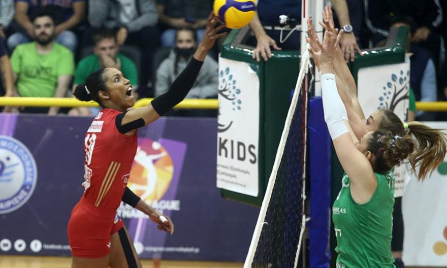 Παναθηναϊκός-Ολυμπιακός 3-0 σετ