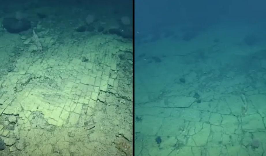 Μυστήριο στον ειρηνικό ωκεανό, εντοπίστηκε... δρόμος με κίτρινα τούβλα στον βυθό