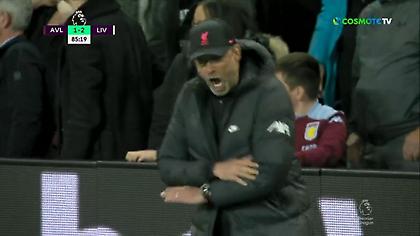 Ακυρώθηκε γκολ της Άστον Βίλα, αλλά ο Κλοπ… τρελάθηκε με τους παίκτες του!