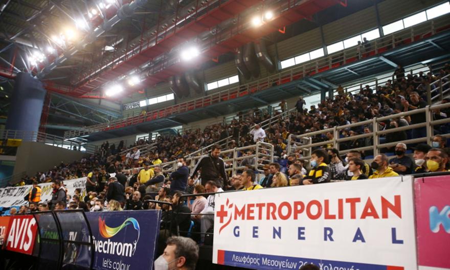 «Κόπηκε» το ρεύμα στο κλειστό της ΑΕΚ λόγω βλάβης