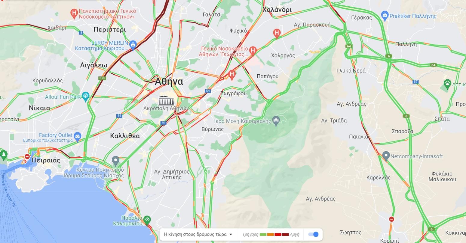 Κίνηση τώρα: Για γερά νεύρα ο Κηφισός