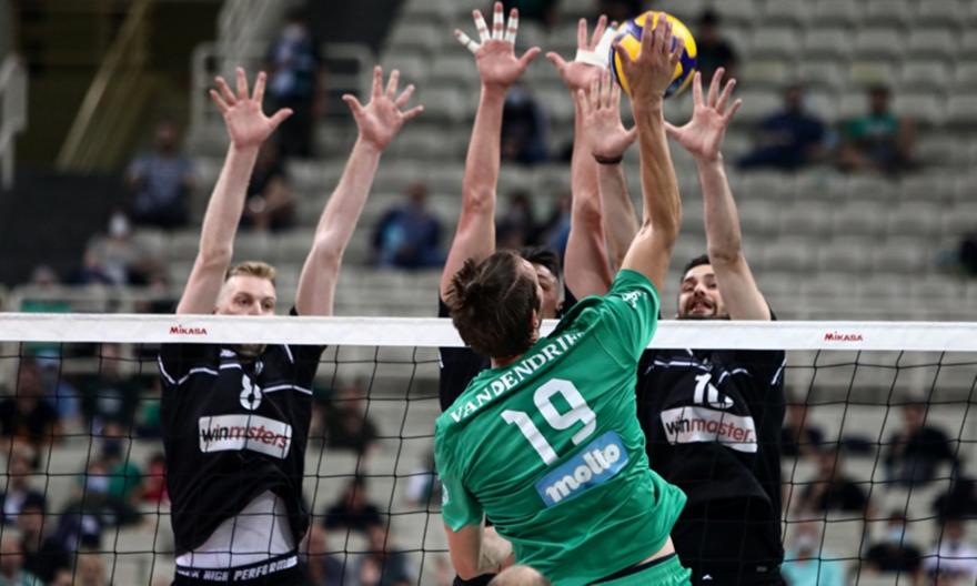 Παναθηναϊκός-ΠΑΟΚ 2-0 σετ