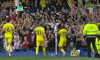 Η ολική ανατροπή της Μπρέντφορντ στην Έβερτον σε 3’