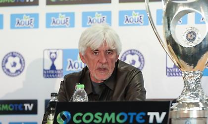 Γιοβάνοβιτς: «Πάμε να πάρουμε το Κύπελλο, είμαι περήφανος για τους παίκτες μου»