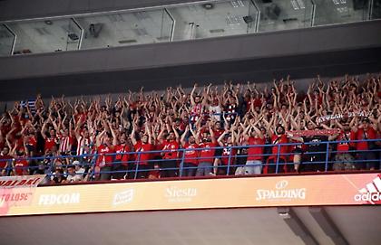 Ολυμπιακός: Κατακόκκινη και στον μικρό τελικό η Stark Arena