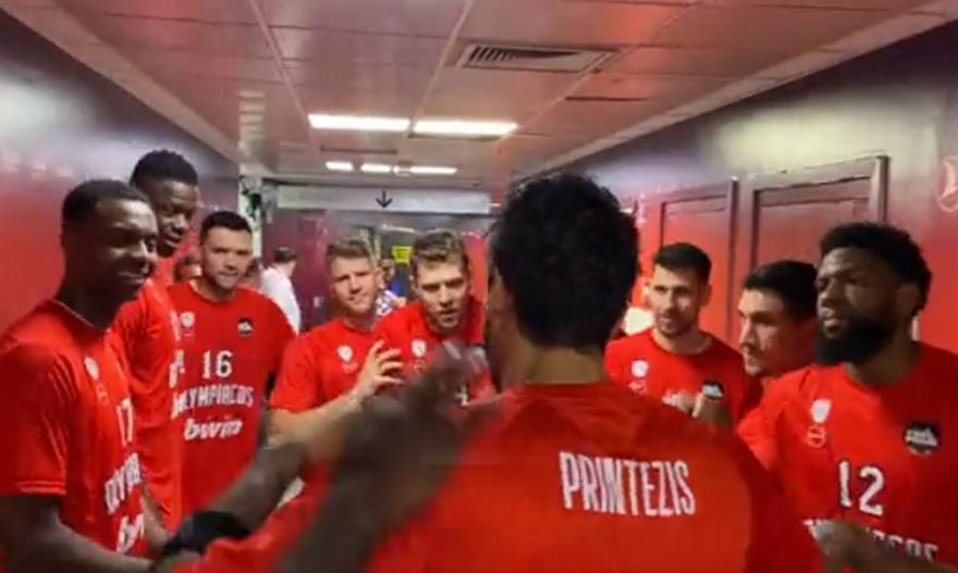 Το μήνυμα του Πρίντεζη στους συμπαίκτες του: «Ας το απολαύσουμε»