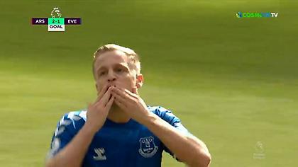 Μείωσε για την Έβερτον ο Φαν ντε Μπεκ