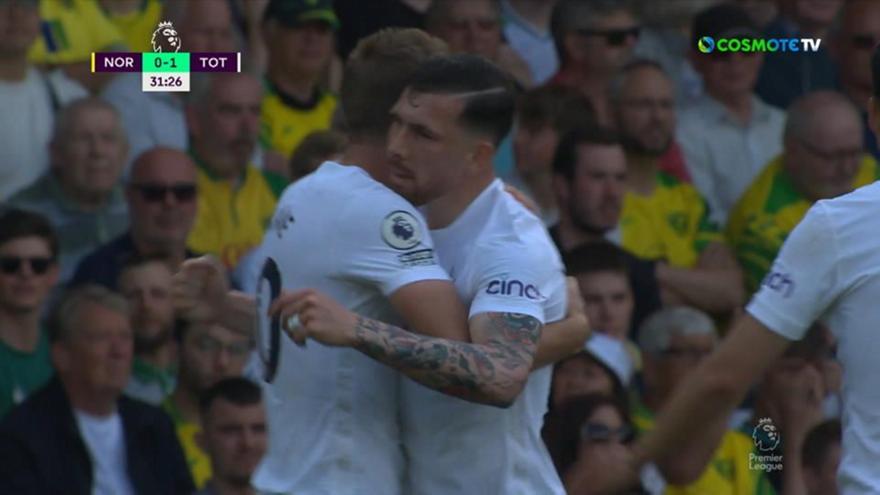 Νόριτς-Τότεναμ: Το γκολ του Κέιν, μετά το λάθος του Κρουλ