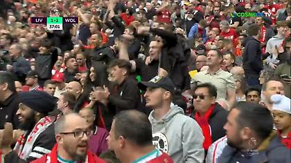 Οι αντιδράσεις των οπαδών της Λίβερπουλ, μετά το γκολ του Κας στην Μάντσεστερ Σίτι