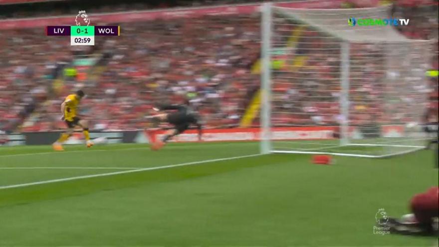 Λίβερπουλ-Γουλβς: Το 0-1 της Γουλβς