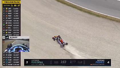 Έφυγαν στην αμμοπαγίδα, αλλά… γλίτωσαν οι Φερστάπεν, Σάινθ