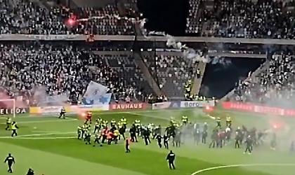 Η Χάμαρμπι έχασε το Κύπελλο από τη Μάλμε και οι οπαδοί της έκαναν ντου στον αγωνιστικό χώρο