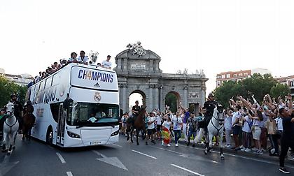 Ρεάλ: Αποθέωση στη Μαδρίτη για το 14ο!