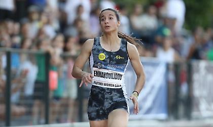 «Άγγιξε» το πανελλήνιο ρεκόρ στα 100 μέτρα Κ20 η Εμμανουηλίδου, ατομικό ρεκόρ από Χριστογεώργου