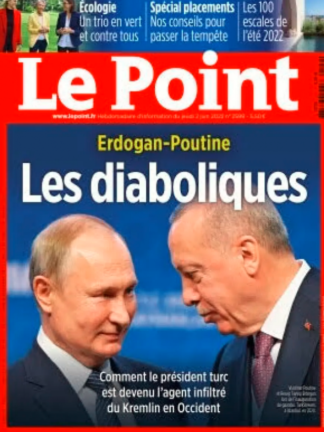 «Οι Διαβολικοί»: Καυστικό πρωτοσέλιδο για Πούτιν-Ερντογάν