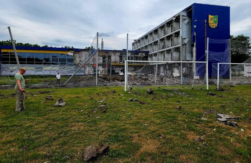 Βομβάρδισαν το προπονητικό κέντρο της Μέταλιστ οι Ρώσοι!