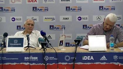 Οπαδοί του Ερυθρού Αστέρα έβριζαν τον Ομπράντοβιτς στη συνέντευξη Τύπου