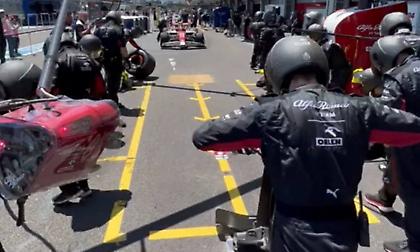 Σκληρή προπόνηση από τους τεχνικούς της Alfa Romeo