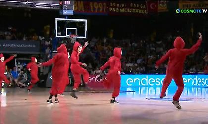 Η Ρεάλ νικούσε στο «Παλαού Μπλαουγκράνα» και το... La Casa de Papel έκανε έφοδο!