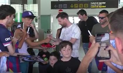 Στη Βαρκελώνη ο Μέσι, υποδοχή από φίλους της Μπαρτσελόνα