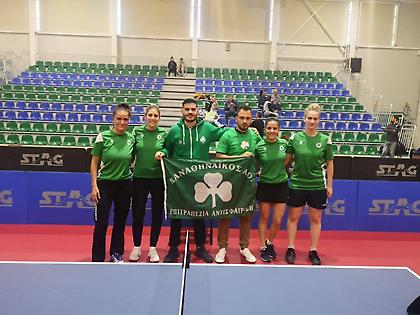 Στον τελικό του Europe Trophy πινγκ πονγκ ο Παναθηναϊκός, η πρώτη ελληνική ομάδα