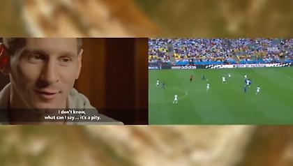 Απαρηγόρητος ο Μέσι, βλέπει τις χαμένες ευκαιρίες στον τελικό του Μουντιάλ του 2014!