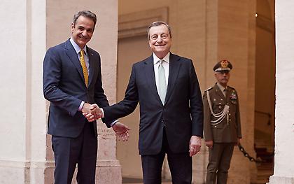 Μητσοτάκης-Ντράγκι: Θα θέσουν εκ νέου αίτημα για πλαφόν στο φυσικό αέριο