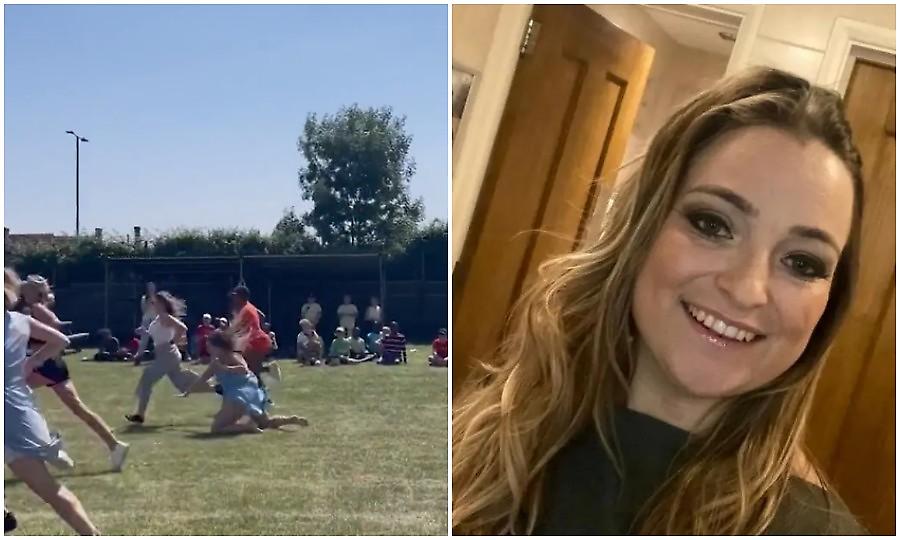 «Μου στέλνουν μέχρι και από Ελλάδα»: Γυναίκα έγινε viral μετά από... αποκαλυπτικό ατύχημα σε αγώνα