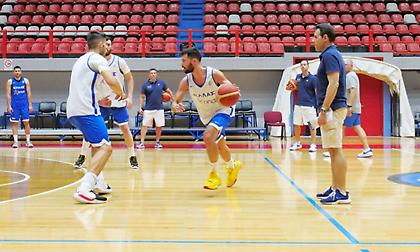 Προπονήθηκε στη Λάρισα η Εθνική