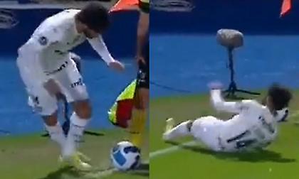 Blooper ο Σκάρπα, μπέρδεψε τα πόδια του και έπεσε στο κόρνερ λόγω… επόπτη