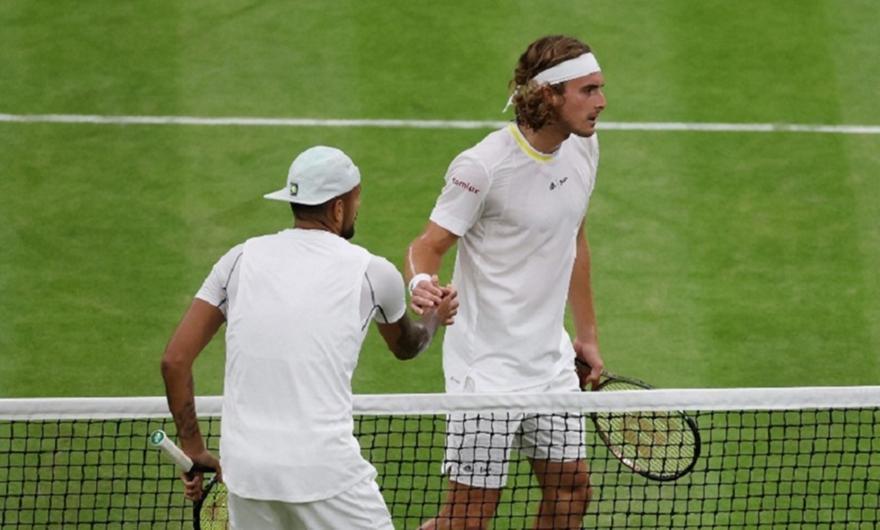 Τα highlights από τη νίκη του Κύργιου επί του Τσιτσιπά στο Wimbledon