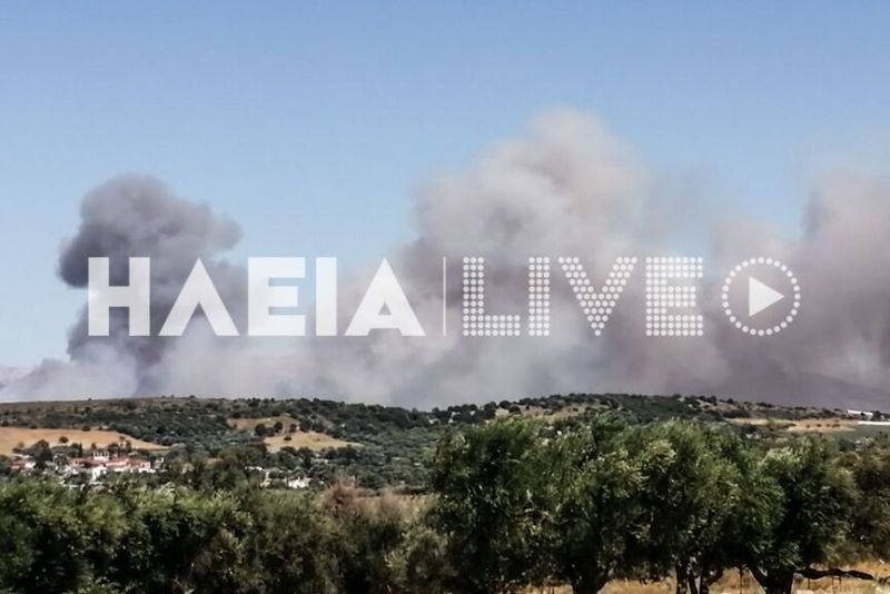 Πυρκαγιά σε Αχαΐα-Ηλεία: