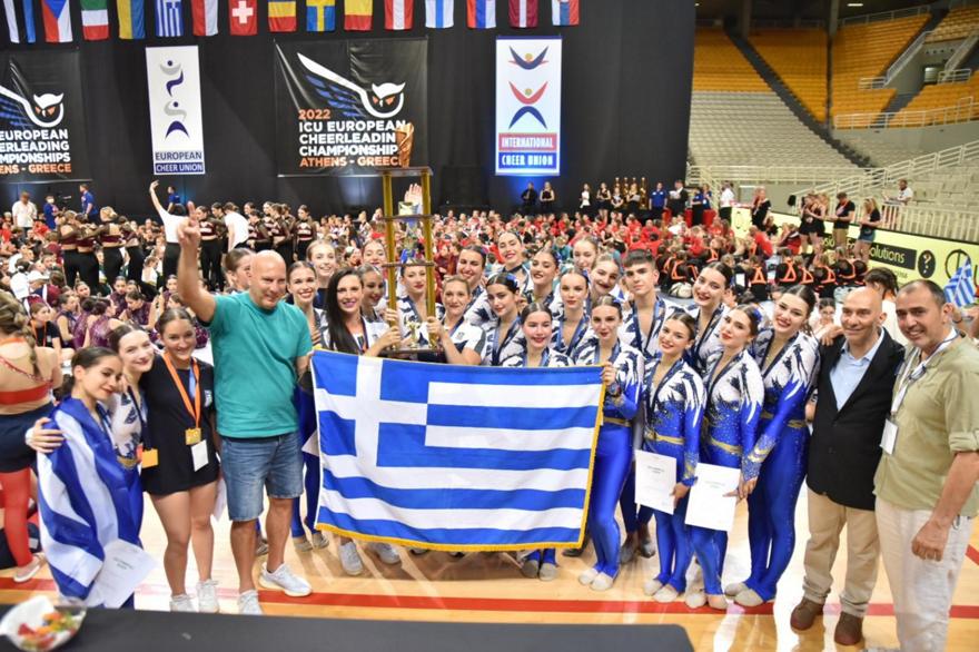 Χρυσό για την Ελλάδα στο Ευρωπαϊκό Πρωτάθλημα Cheerleading