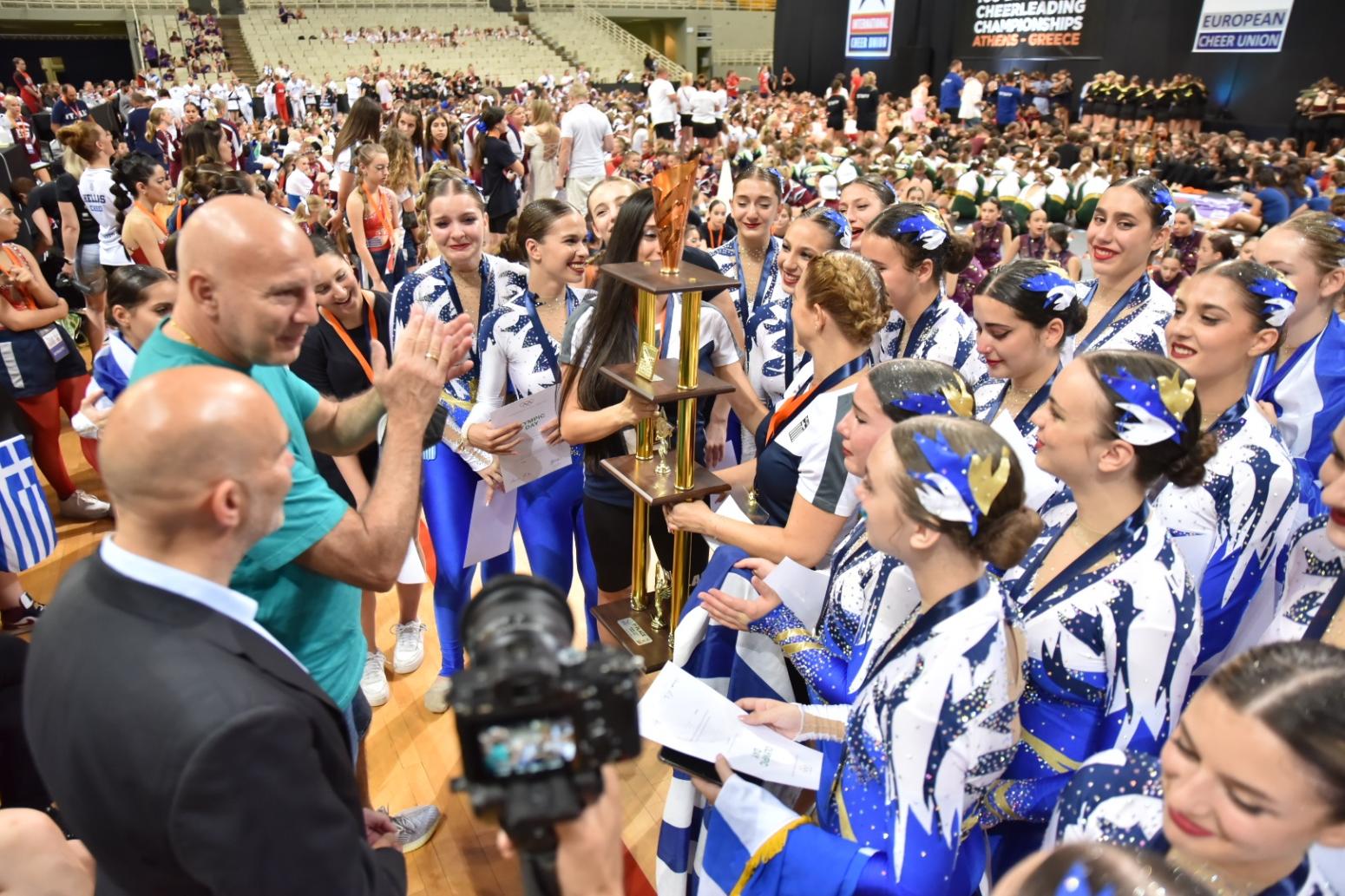 Χρυσό για την Ελλάδα στο Ευρωπαϊκό Πρωτάθλημα Cheerleading