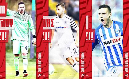 Τριπλό «χτύπημα» από Πανσερραϊκό - Ανακοίνωσε Γιαννίκογλου, Μυστακίδη και Νάτσο