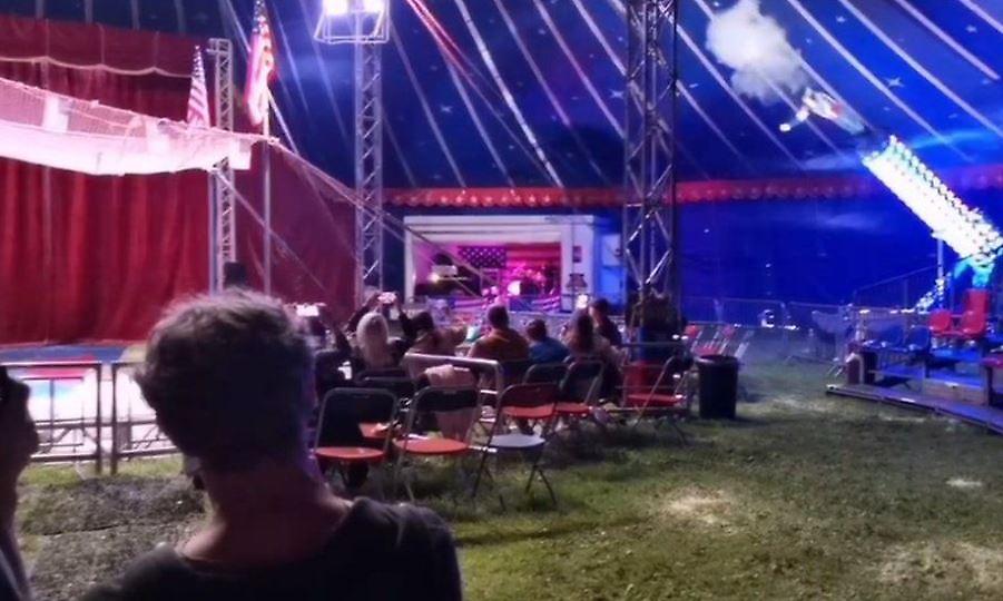 Σοκαριστικό περιστατικό με ακροβάτη τσίρκου να εκτοξεύεται από κανόνι και να πέφτει στο έδαφος