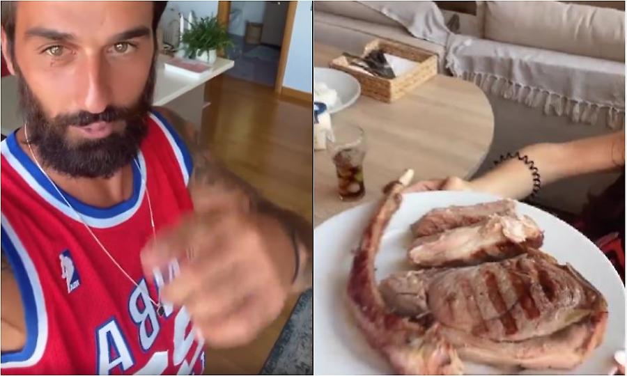 Με φανέλα NBA και… μπριζόλες το πρώτο μήνυμα του Σοϊλέδη μετά το Survivor