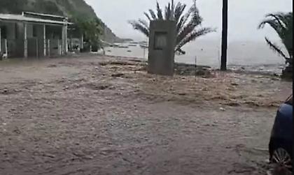 Σε κατάσταση έκτακτης ανάγκης η Σκύρος μετά το πέρασμα της κακοκαιρίας