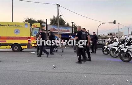 Θεσσαλονίκη: 75χρονος οδηγός εμβόλισε αστυνομικό της ομάδας Ζ και τον τραυμάτισε
