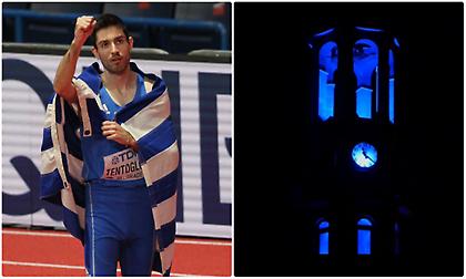 Στα μπλε το ρολόι στα Γρεβενά προς τιμήν του Τεντόγλου