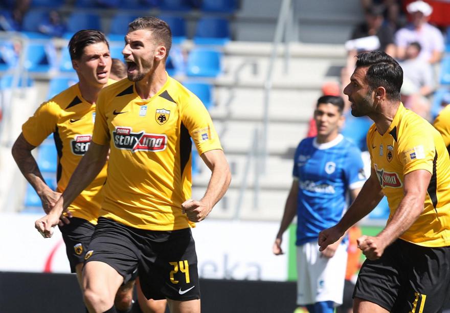 Παίρνει κεφάλι… με το καλημέρα η ΑΕΚ με το αυτογκόλ του Μουνιός