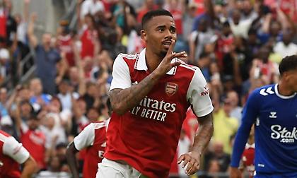 Σκόραρε ξανά ο Ζεσούς στη φιλική νίκη της Άρσεναλ επί της Έβερτον